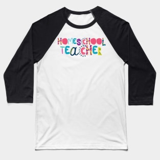 Cute Homeschool Teacher Gift Idea Back to School Baseball T-Shirt